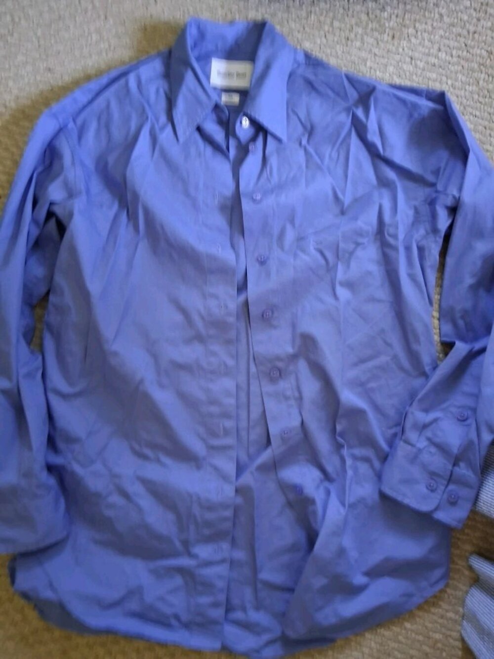 sunday best aritzia button down shirt Blue Button Up Oversized XS